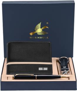 HORNBULL Wallet,Key Chain & Pen