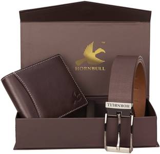HORNBULL Wallet & Belt Combo