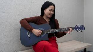Medellin Carbon fiber guitar with free online course Acoustic Guitar Carbon Fibre Fiber