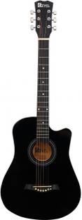 REVEL RVL-38G-BK Acoustic Guitar Basswood Basswood Right Hand Orientation