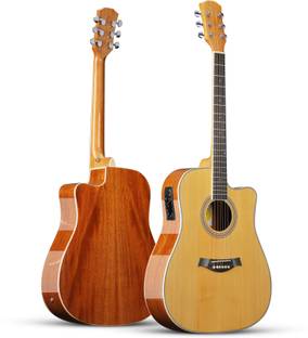 swan7 SW41C-NAT Natural Glossy with Equalizer Semi-acoustic Guitar Spruce Rosewood Right Hand Orientation