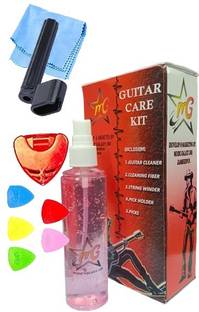 BEATBOX GUITAR CLEANER WINDER PICKS AND COTTON A Guitar Pick