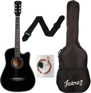 Juarez JRZ38C/BK Acoustic Guitar Linden Wood Rosewood Right Hand Orientation