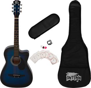 intern INT-38C-BLS-G Acoustic Guitar Linden Wood Linden Wood Right Hand Orientation
