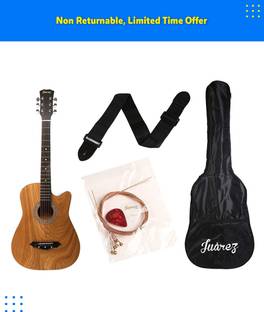Juarez JRZ38C/ASH Acoustic Guitar Linden Wood Ebony Right Hand Orientation