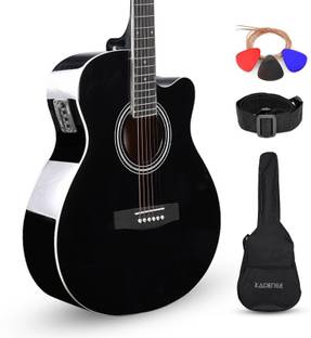 KADENCE KAD-BLK-EQ-C(with Online Classes) Semi-acoustic Guitar Linden Wood Rosewood Right Hand Orientation
