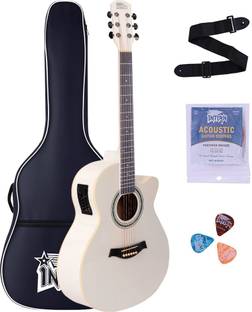 intern INT-P40CEQ-WH Acoustic Guitar Rosewood Rosewood Right Hand Orientation