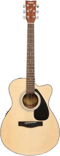 YAMAHA FSX80C Semi acoustic cutaway guitar (natural) Acoustic Guitar Spruce Rosewood Right Hand Orientation