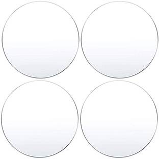 Parikshit Sublimation 4pcs transparent acrylic glass round circle disk board for art & craft 6 inch Acrylic Sheet