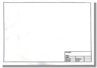 DUSHALA A2 size Engineering drawing 40 sheets 594 mm Acrylic Sheet