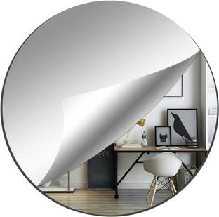 Neill Acrylic Silver Round Mirror Pack of 2, 6 Inch Frameless 15 cm Acrylic Sheet