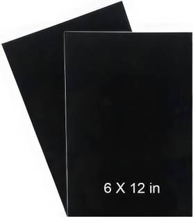 Gojeeva 2 Pack 6x12 Inch Clear Acrylic Sheet Board-Perfect for DIY Art and Craft Project 6 inch Acrylic Sheet