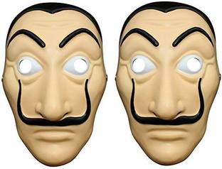 Tik C The Money Heist/La Casa de Papel Costumes Are a Symbol (pack of 2)Party Mask