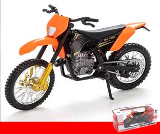 Delite Power Dirt Sports Racer Bike Mini Model 11 cm. Motor Cycle PVC Model HD