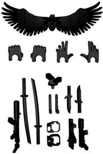 CERO T13 Action Figures Fidget Dummy 13 Weapons Pack with Wings Hands 3D Printed