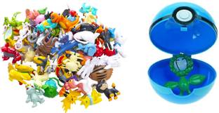 Delite New Pokemon 24 Tiny Random Figures Toys and 1 Random Poke Ball Combo Pack