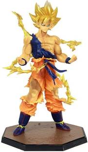 Quirkmall Dragonball Anime Goku Super Saiyan 2 Fire Large Action Figure Limited Edition