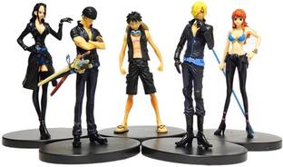 Mubco One Piece Film Gold Edition Figure Anime PVC Collectible Model Toy Gift Set of 5