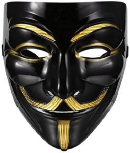 Tik C Black joker mask