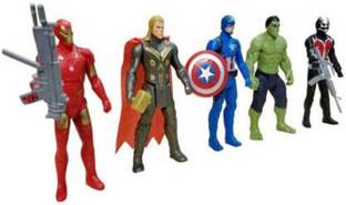Tenderfeet Super Hero Team Set of Five Action Figures