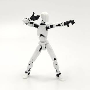 dribblr Dummy 13 Action Figure Robot | Build It Yourself Toy | 3D Printed (5.5inches)
