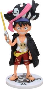 Birthday Popper Monkey D Luffy Action Figure Anime Collectible Figurine for Study Desk,Dashboard