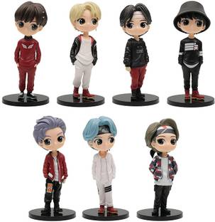 Tinion BTS Standing Action Figure- Miniature Toy Figure (Doll)