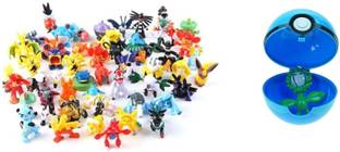 Delite Anime Kids POKEMON Super Combo Random 23 Tiny Toys Figures and One Poke Ball