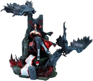 RVM Toys Anime Naruto Uchiha Itachi Action Figure 35 cm Throne Collectible Desk Toy