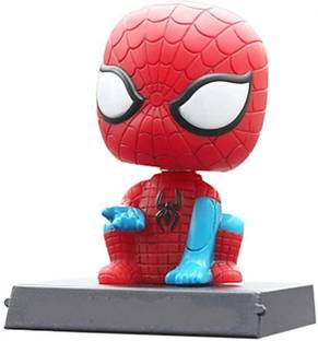 Adorazone Bobble Head Action Figure - Car Decor and Phone Stand (Spiderman)