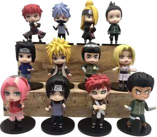 WHITE POPCORN Limited Edition Anime Action Figure 12 piece Naruto Set | Anime Toys