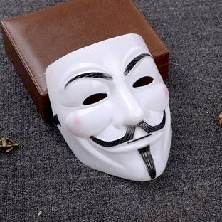 Selva Front Halloween Vendetta Anonymous universal-fitting Hacker Mask Party Mask
