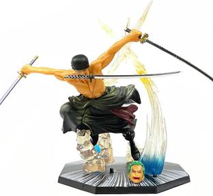 Mubco Anime One Piece Roronoa Zoro Battle Ver Figure | Collectible Model Toys | 16cm