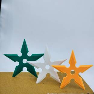 CUBIX3D Ninja Star Throwing Toy for Kids – Safe Shuriken Set (Pack of 3)