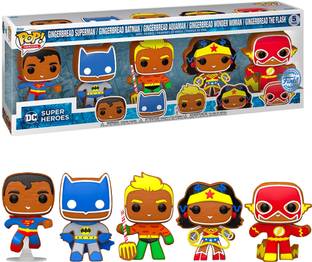 Funko Pop! DC Superheroes Gingerbread - 5 Pack