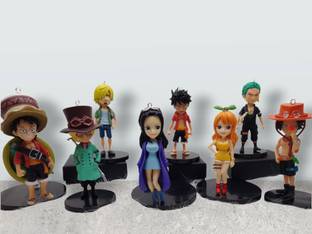 GT Gala Time One Piece Set of 8 Figures Limited Edition for Car Dashboard, Etc Merchandise
