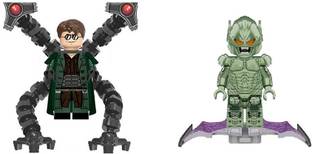 FOZZO-SK New Doctor Octopus & Green Goblin Building Blocks Mini Toy Figure Movie Puzzle