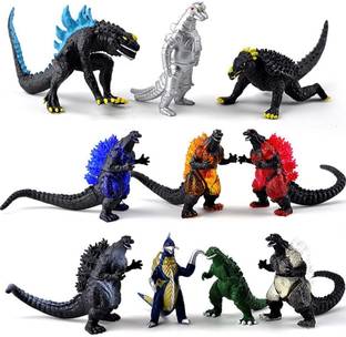 Delite Godzilla King of Monsters Evolution 10 Mini Figures Movies Toy Collection Kids