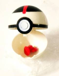 FOZZO-SK New Catch Poke Ball Pokemon with Tiny Figure Random kids anime cartoon inside