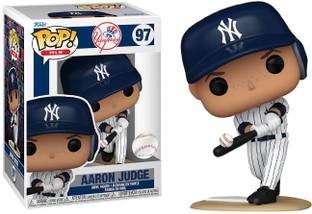 Funko Aaron Judge Hitting Ball + Pop Protector: Yankees Jersey Pop! MLB Vinyl Figure (