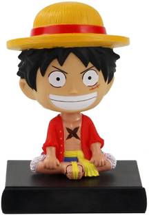 AG MOTO One Piece Luffy Bobblehead Action Figures Car Dasboard Office Desk