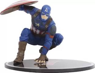 khilona waala Captain America Statue Best For Study Room Computer Office Table