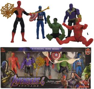 Toyporium Avengers Toys For Kids|Set of 5 Twist & Move Super Hero Action Figure Play Set20