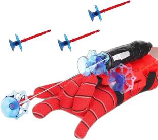 Playvista spiderman Web Shooter Gloves Cross Bow Web Launcher Gadget for kids