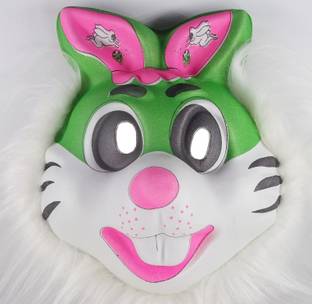 Avirons Cocktail Party|Animal Face Mask|Rabbit Mask With Elastic