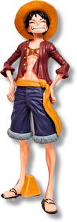 Anime Saga Enterprises Luffy Standing 3 Face Action Figure
