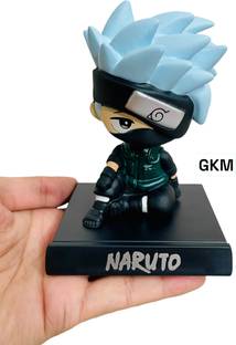 GKM Kakashi Hatake Naruto Bobble Head Action Figures with Mobile Holder