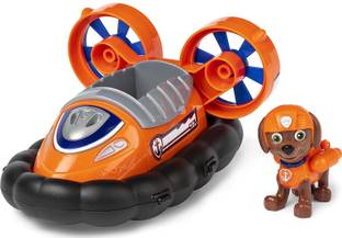 PAW PATROL Zuma Hovercraft Vehicle with Collectible Figure for Kids Aged 3 and Up