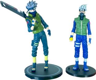 iouche Pack Of Two Anime Action Figure Kaka With Sward And Naruto