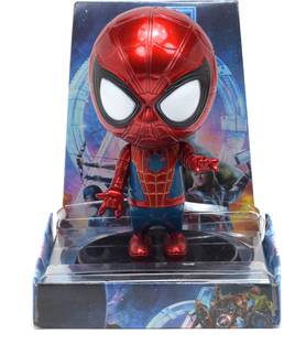Daiyamondo Super Hero Solar-Powered Dancing Spider Man Bobble Head Eco-Friendly Solar Decor